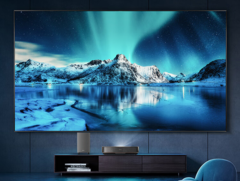Le téléviseur laser Hisense Starlight S1 Pro est doté d&#039;un écran pliable. (Source de l&#039;image : Hisense)