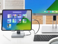 La station d&#039;accueil USB-C 8-en-1 de Plugable fonctionne avec diverses tablettes et smartphones. (Image source : Plugable)