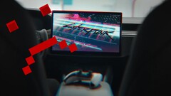 Il semble que l'avenir des jeux dans une Tesla Model Y ou Model 3 soit scellé, et pas dans le bon sens du terme. (Source de l'image : Tesla - édité)