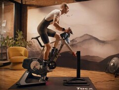 Le Tacx Alpine permet aux utilisateurs de simuler des montées et des descentes. (Source de l&#039;image : Garmin)
