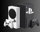 Maquette de consoles Xbox affichant le logo Sony PlayStation (Source de l'image : Sony PlayStation, Microsoft Xbox Gaming, avec modifications)