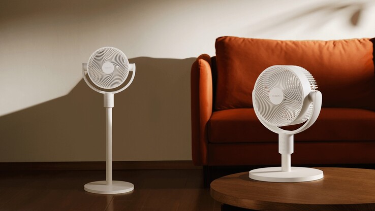Le ventilateur de circulation d'air sur pied intelligent de Xiaomi. (Source de l'image : Xiaomi)