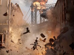 Bande-annonce de Battlefield 6 montrant la destruction de l'environnement. (Source de l'image : Battlefield sur YouTube)