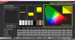 CalMAN ColorChecker calibré