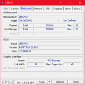 ThinkPad E480 - CPU-Z : carte-mère.