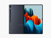 La Samsung GalaxyLa Samsung Galaxy Tab S8 Ultra devrait arriver sur les étagères début 2022. (Image source : @OnLeaks &amp; 91Mobiles) La Tab S8 Ultra devrait arriver sur les étagères début 2022. (Image source : @OnLeaks/91Mobiles)