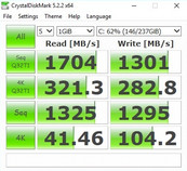 Asus TUF FX705GM - SSD.