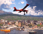 Hobart, Tasmanie, Australie, comme le montre la dernière mise à jour de Microsoft Flight Simulator 2024.
