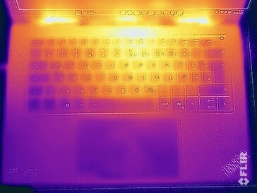 Test de résistance aux températures de surface (en haut)