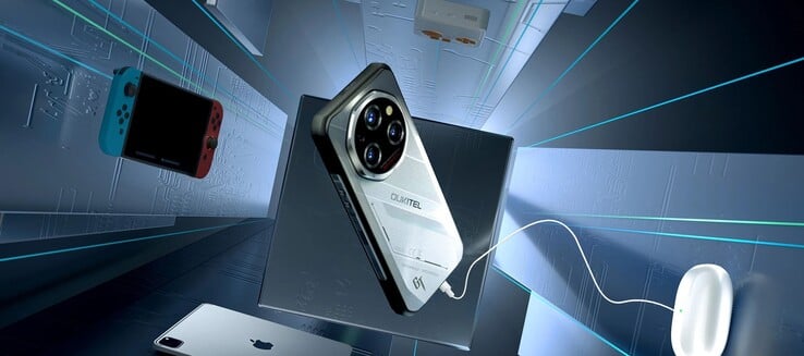 Le WP62 se double d'une banque d'alimentation (Image source : Oukitel)