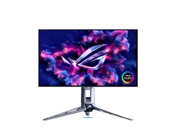 Le moniteur ROG Swift OLED PG27AQWP-W. (Source de l'image : Asus)