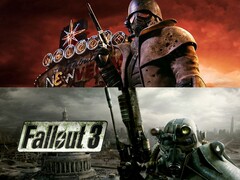 Les bannières de Fallout 3 et Fallout : New Vegas sont montrées (Source de l'image : Bethesda avec modifications)
