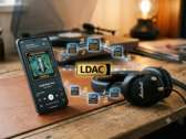 Le smartphone diffuse de la musique en haute résolution sur le casque