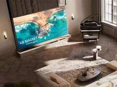 Le téléviseur intelligent LG Magnit Active Micro LED fonctionne sous webOS et prend en charge AirPlay 2. (Source de l&#039;image : LG)