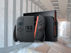 Photo - Une image de la Nintendo Switch 2 superposée à une image de la remorque qui a été fracturée lors d'une inspection avant départ dans un Love's Truck Stop à Bennett. (Source de l'image : ACSO - Edited)