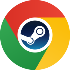 Steam sur ChromeOS est désormais en version bêta et disponible sur davantage d'appareils. (Image via Google et Valve avec modifications)