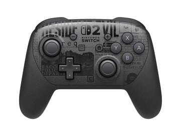 Le design de la manette Resident Evil Requiem Switch 2. (Source de l'image : Nintendo)