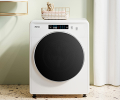 La mini machine à laver intelligente Xiaoji peut laver jusqu&#039;à 2,5 kg de vêtements. (Image source : Xiaomi)