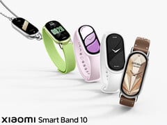 Le teaser officiel laisse entrevoir un écran légèrement plus grand et des bords plus fins. Photo : le Smart Band 10 (Source de l&#039;image : Xiaomi - édité)