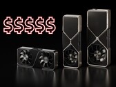 Les GPU RTX 5080 et RTX 5090 devraient comporter respectivement 10 752 et 21 760 cœurs CUDA. (Source de l'image : Nvidia, édité)