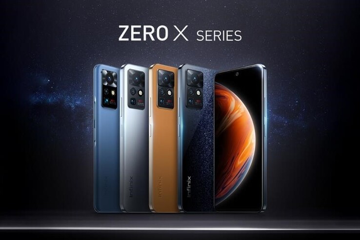 Les coloris de la série Infinix Zero X. (Source : Infinix)