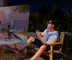 RayNeo a également créé un JoyDock pour l'Air X2 afin d'assurer la compatibilité avec la Nintendo Switch. (Source de l'image : RayNeo)