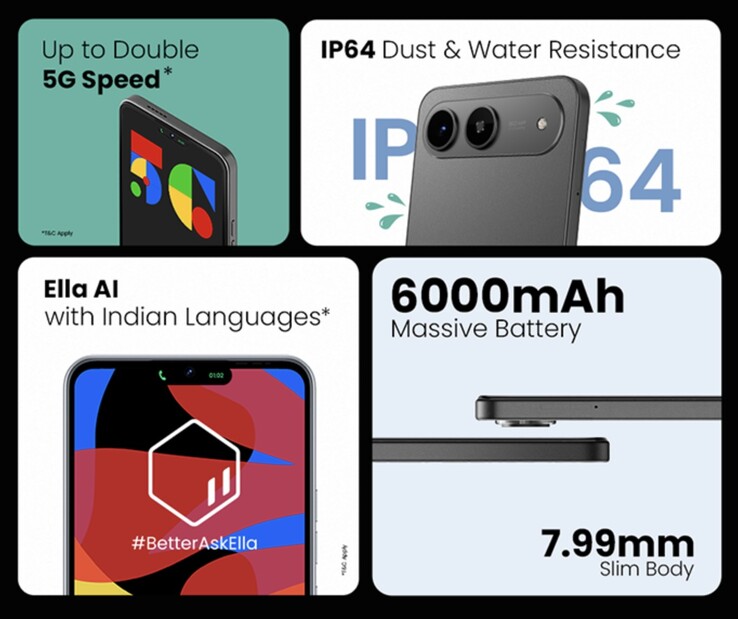 Le smartphone économique Tecno Spark Go 5G offre une gamme respectable de fonctionnalités. (Source de l'image : Tecno)
