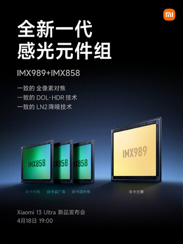 Xiaomi vante les mérites des quatre caméras arrière du 13 Ultra avant son lancement. (Source : Xiaomi, Lei Jun via Weibo)
