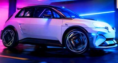 Le concept A290_ß semble tout droit sorti d'un jeu vidéo, mais de récentes photos d'espionnage indiquent un design beaucoup plus sobre. (Source de l'image : Alpine)