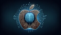 Apple s&#039;efforce de rattraper son retard en matière d&#039;IA générative. (Image : Dall-E 3)