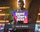 Jason Duval montré avec le logo de GTA 6 et l'icône de la liste de souhaits du PS Store