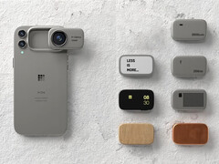 La nature &quot;sobre&quot; de ce design répond aux limites techniques des téléphones modulaires. Photo : le téléphone conceptuel. (Source de l&#039;image : Mechanical Pixel)