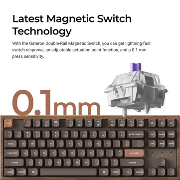 Keychron K8 HE Édition spéciale tout en bois