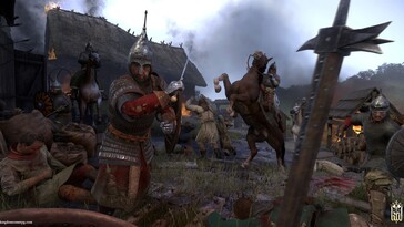 Image montrant une bataille dans Kingdom Come : Deliverance.