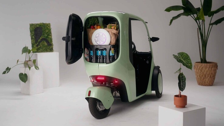 En fonction de la variante du modèle, le vélo électrique peut transporter un deuxième passager ou des bagages supplémentaires (Source : Hopper Mobility)