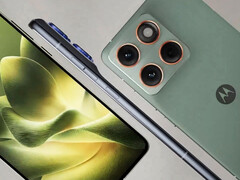 Le Motorola Edge 70 dans ses deux couleurs de lancement. (Source de l&#039;image : via Evan Blass)