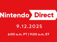 Une capture d'écran de l'annonce du prochain Nintendo Direct (source d'image : Nintendo)