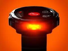 La Smartwatch Polar Street X dispose d'une lampe de poche LED qui peut également s'allumer en rouge.