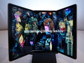 Samsung Display a de nouveau montré ses dernières innovations pliables, cette fois au CES 2022. (Image source : @sondesix)