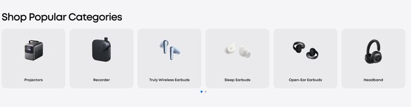 La gamme Soundcore ne se limite pas aux produits audio.