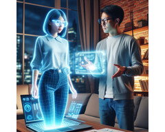 Apple élargit les achats personnels et l'assistance grâce à la réalité augmentée (image symbolique : Bing AI)