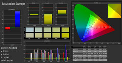 Inspiron 15 5575 - CalMAN : saturation.