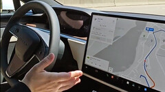 Démonstration de la FSD 12 au président de Xiaomi (image : Lin Bin/Weibo)