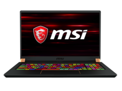 En test : le MSI GS75 10SF 609US. Modèle de test fourni par Xotic PC.