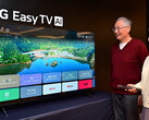 Le téléviseur LG Easy TV est doté d'une télécommande et d'une touche d'aide. (Source de l'image : LG Electronics)