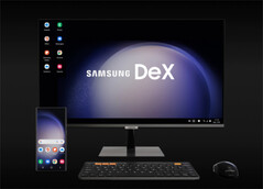 Samsung DeX in One UI 8 a une apparence plus moderne que la version présentée ici. (Source de l'image : Samsung) 