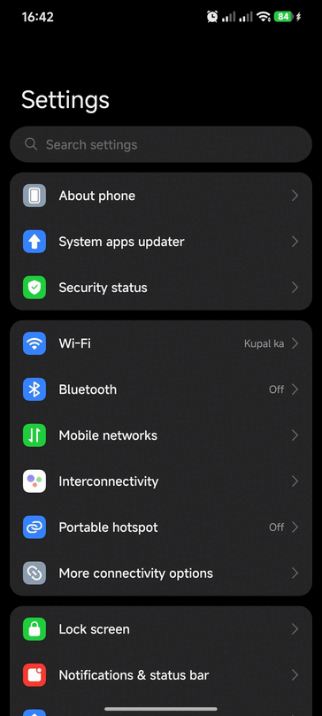 Mise à jour de l'application Paramètres (Image source : u/Square-Opportunity48 via Reddit)