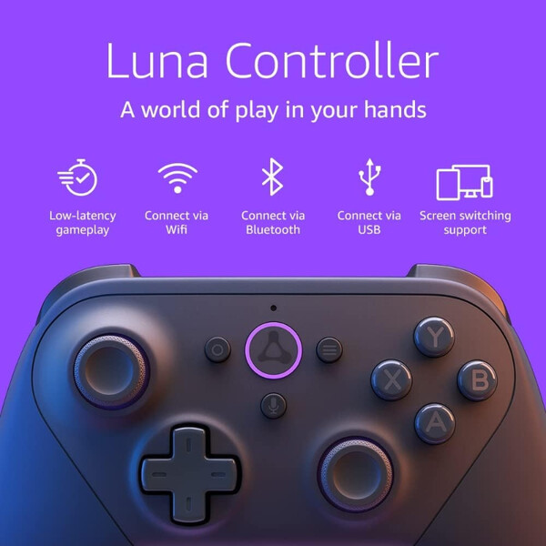 La manette sans fil Amazon Luna est actuellement en vente pour une durée limitée. (Source : Amazon)