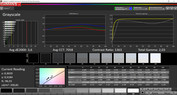 Echelle de gris (écran adaptatif, gamme de couleur cible : Adobe RGB).