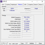 CPU-Z : Mémoire